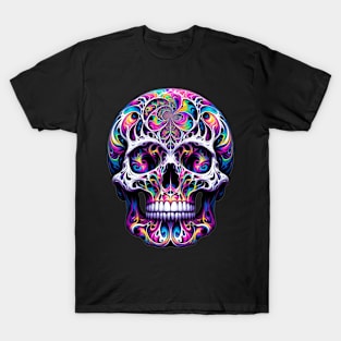 psychedelic skull T-Shirt